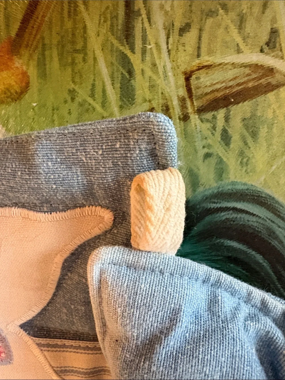 Blue Bunny, Chicken, Piggy Farm Animal  Kitchen Serving Mitts